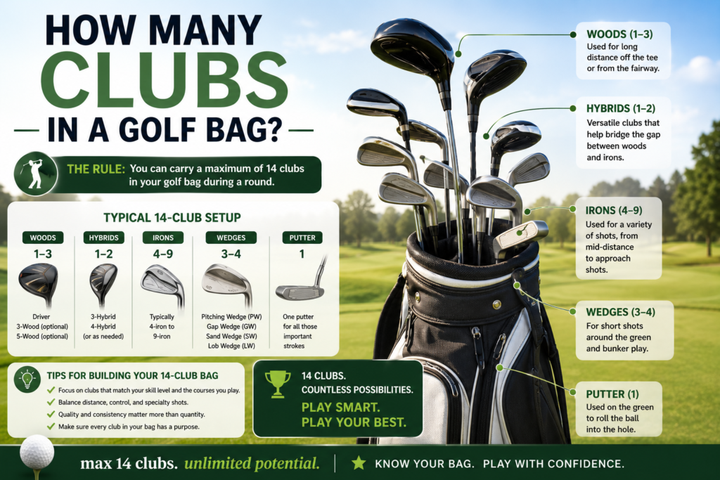 How Many Clubs in a Golf Bag